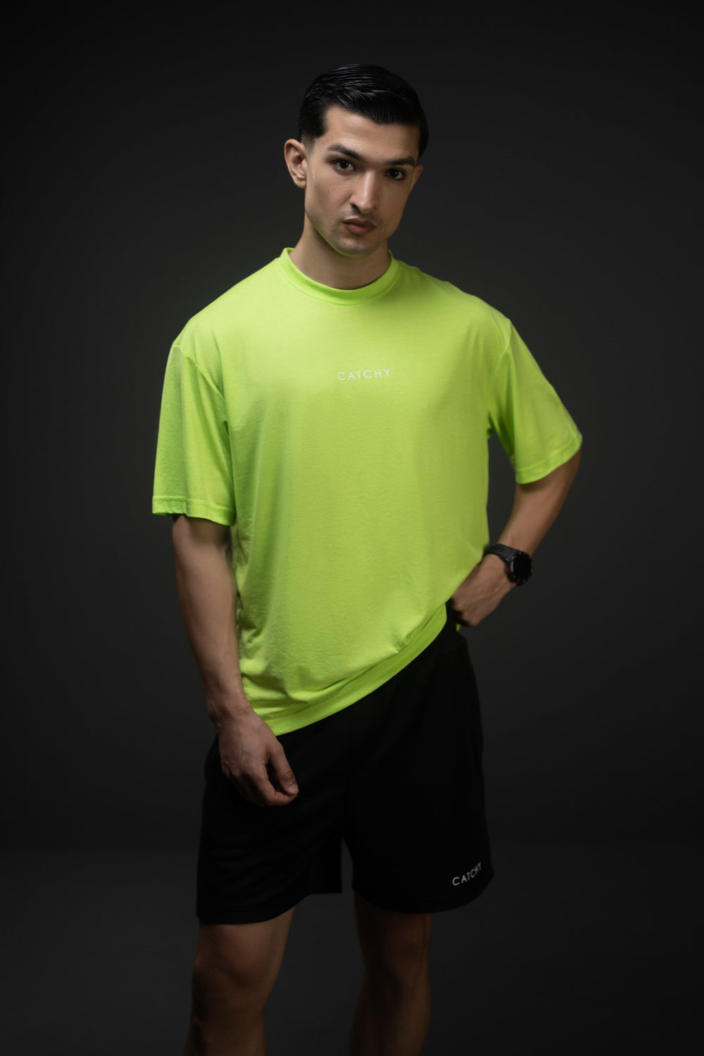 LASER LIME OVERSIZED T-SHIRT