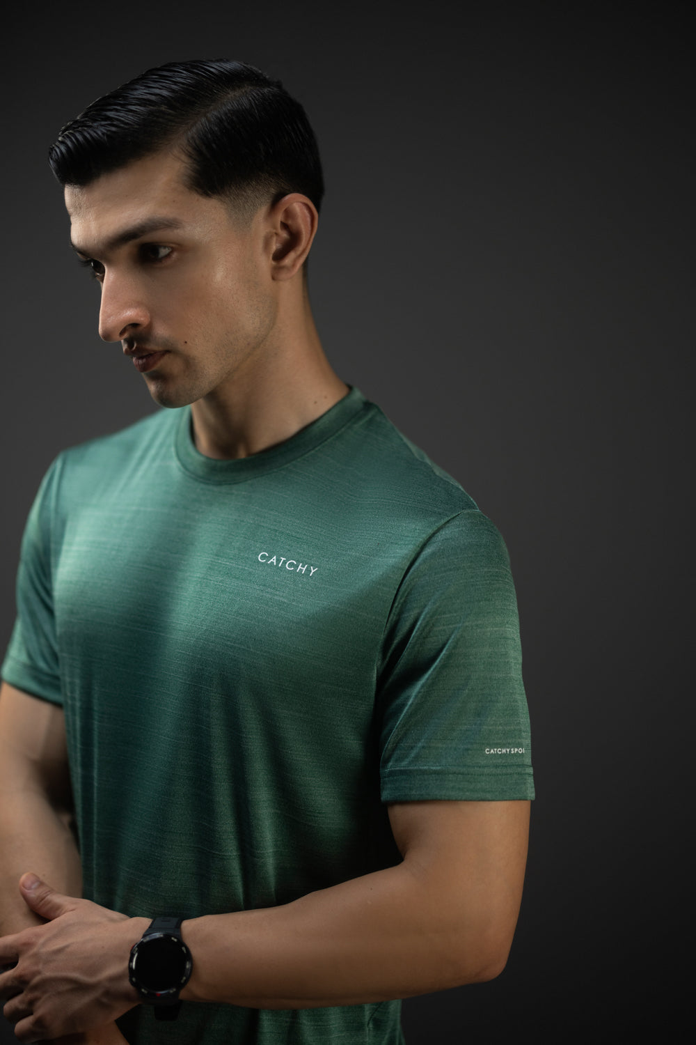 DARK GREEN DRY FIT T-SHIRT