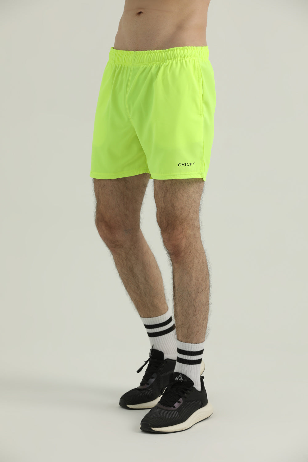 Neon Green Running Shorts